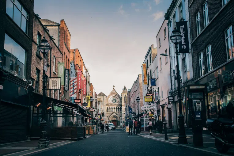 Anne Street em Dublin na Irlanda