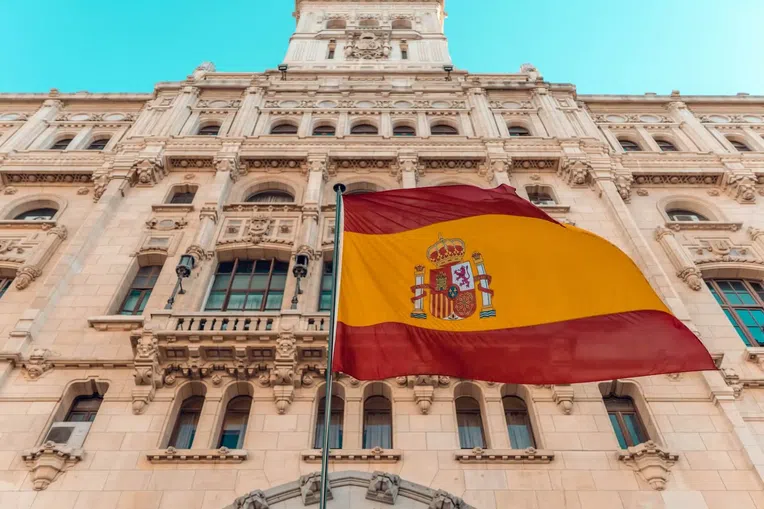 Foto bandeira Espanha