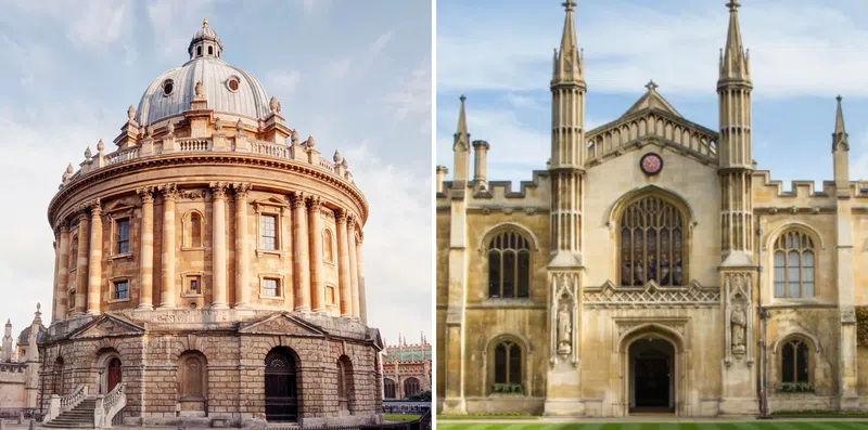 Como surgiu a rivalidade entre Oxford e Cambridge?