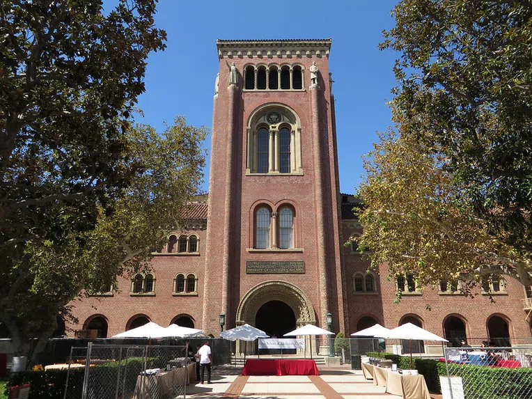 A Universidade do Sul da Califórnia - USC - fica em Los Angeles