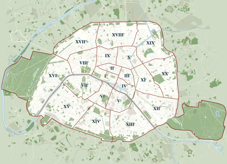 melhores-bairros-para-morar-em-paris-mapa