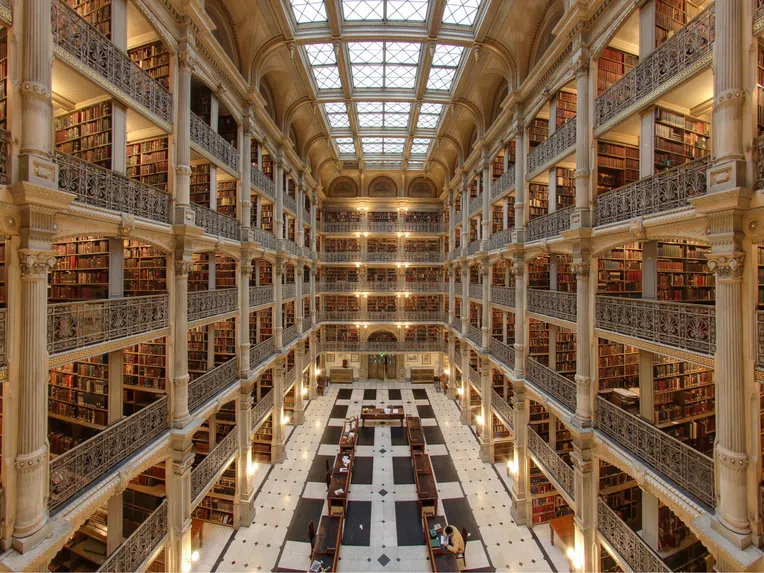 bibliotecas-universitárias-mais-bonitas-do-mundo-george-peabody