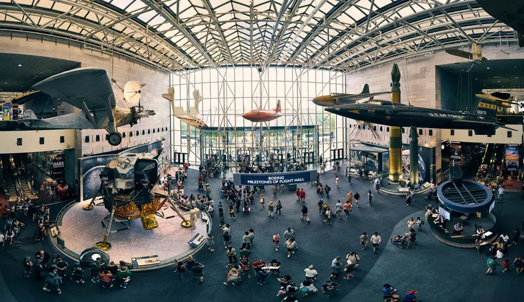 O Smithsonian National Air and Space Museum é um dos melhores museus dos EUA